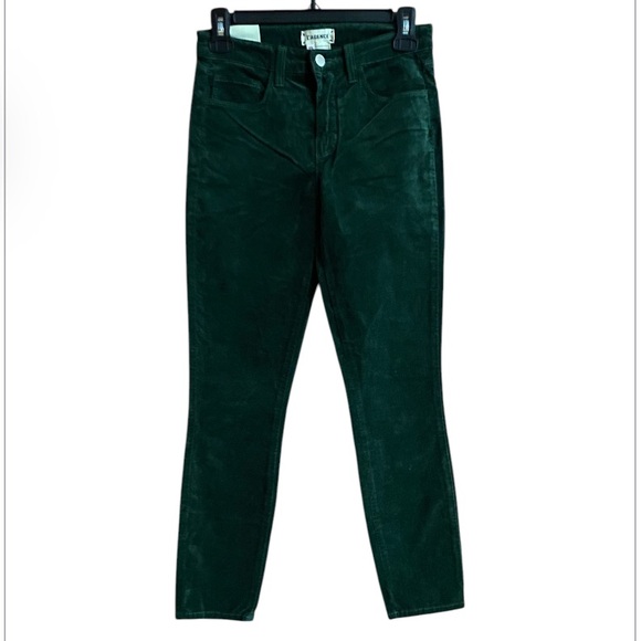NEW L'AGENCE Margot High Rise Skinny Luxe Velvet Size 25 Retails $245 Co… - Picture 6 of 10
